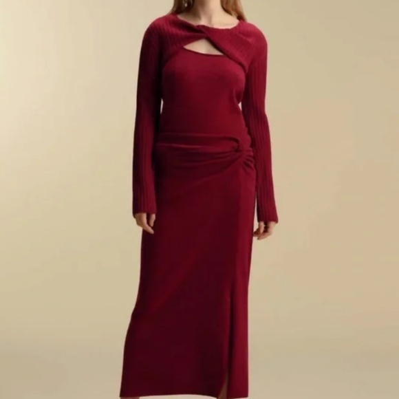 Marina moscone cashmere two tier sweater - Picture 1 of 8